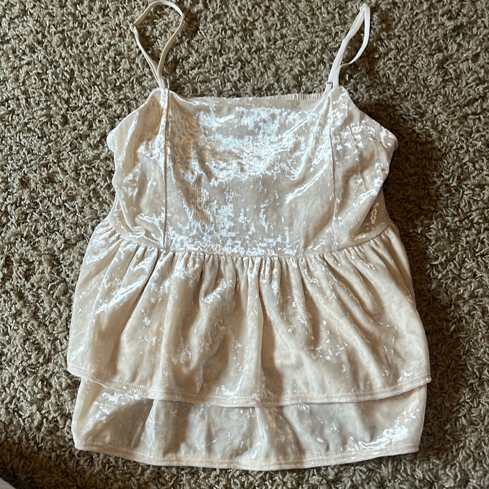 American Eagle white Floy top